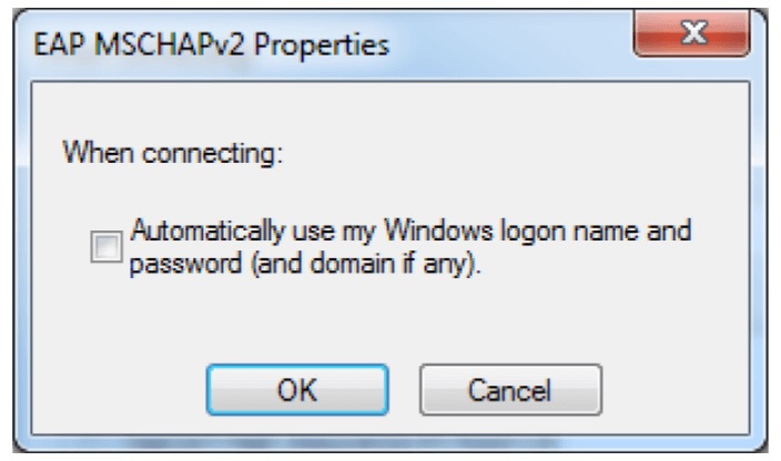 Screenshot of Identity Privacy settings on Windows 7